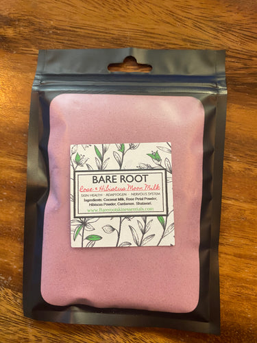 Rose and hibiscus Adaptogenic moon milk