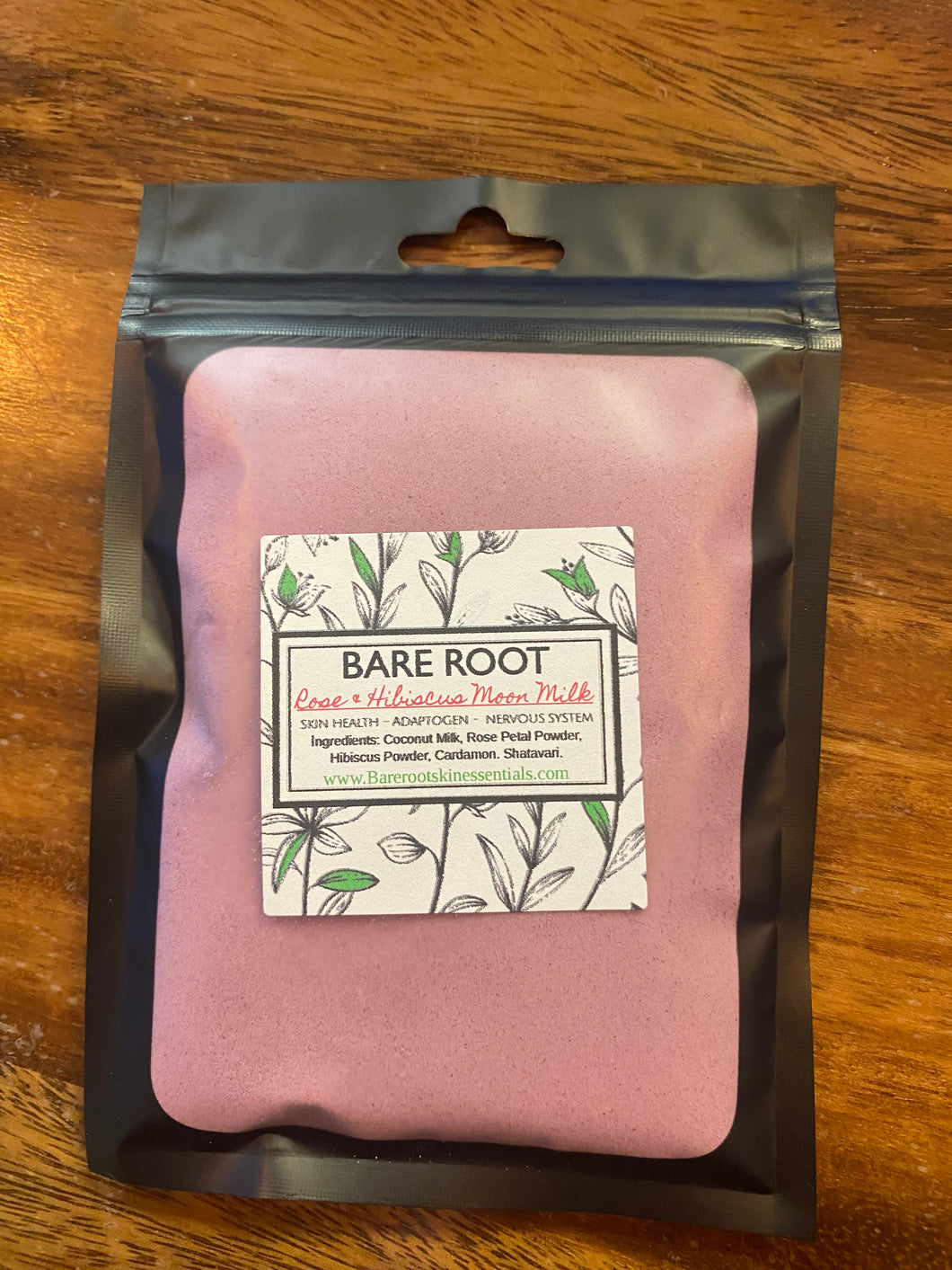 Rose and hibiscus Adaptogenic moon milk