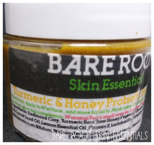 Turmeric and honey Probiotic clay facial mask