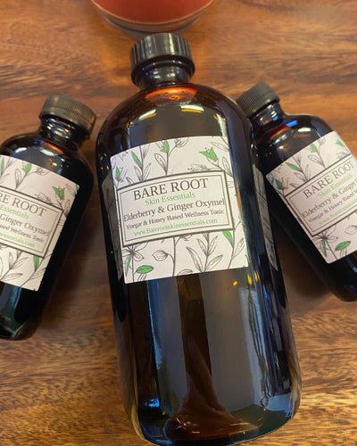 Elderberry and Ginger Oxymel